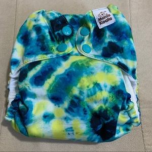 Mama Koala tie dye print cloth diaper